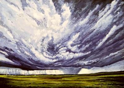 Turbulent Sky by Terry Hager