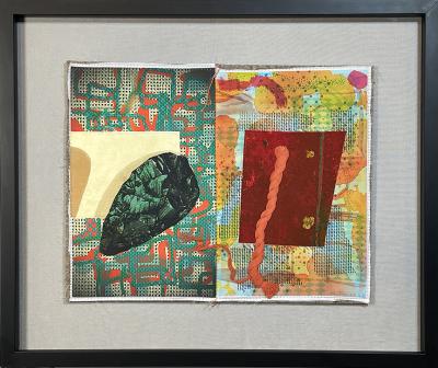 Cord (collage no. 2) by Michael James