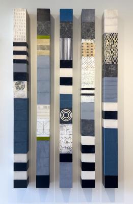 Large Wall Columns by Graceann Warn