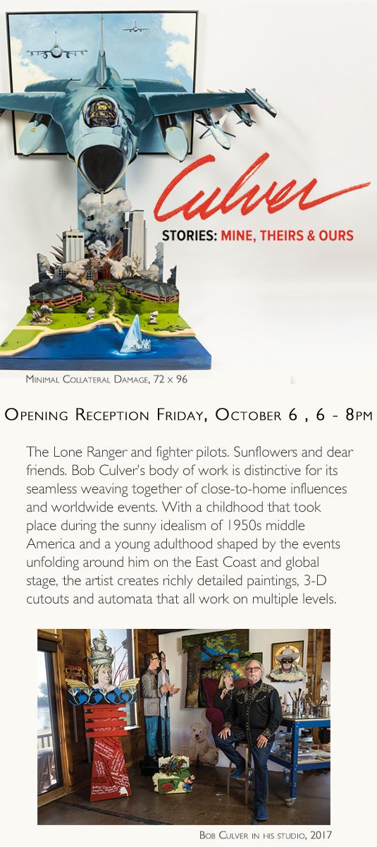 Stories: Mine, Theirs & Ours - new work by Bob Culver
